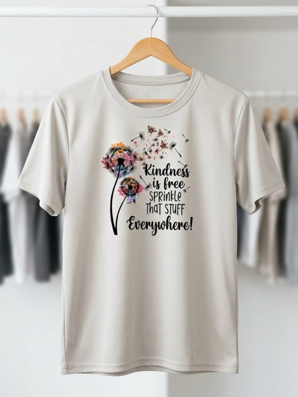 Women's light grey T-shirt